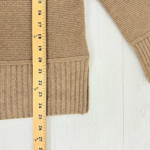 J.Jill Womens Wool Blend Sweater‎ Size M Tan Brown Neutral Minimalist Boxy NWT - Picture 12 of 13